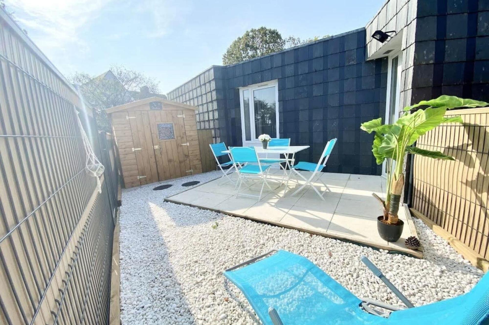 Maisonnette Ultra Cosy Bord De Mer Terrasse Guidel Exterior foto